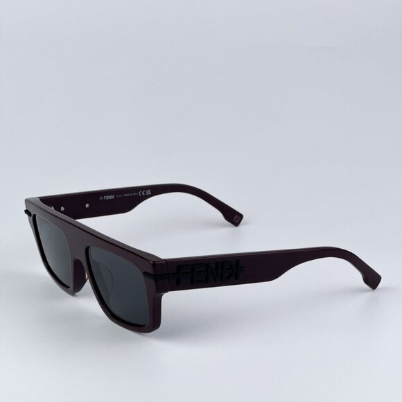 Fendi FE40091U FENDIGRAPHY 69A BRAND NEW Sunglassses Bordeaux Grey Unisex - Picture 1 of 11